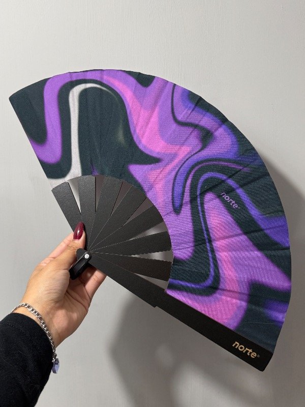 Producto - Abanico shadow pulse violeta standard