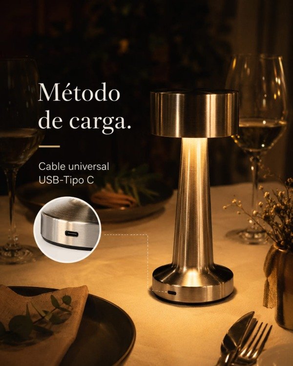 Producto - Lampara Hongo de Metal Touch - 1