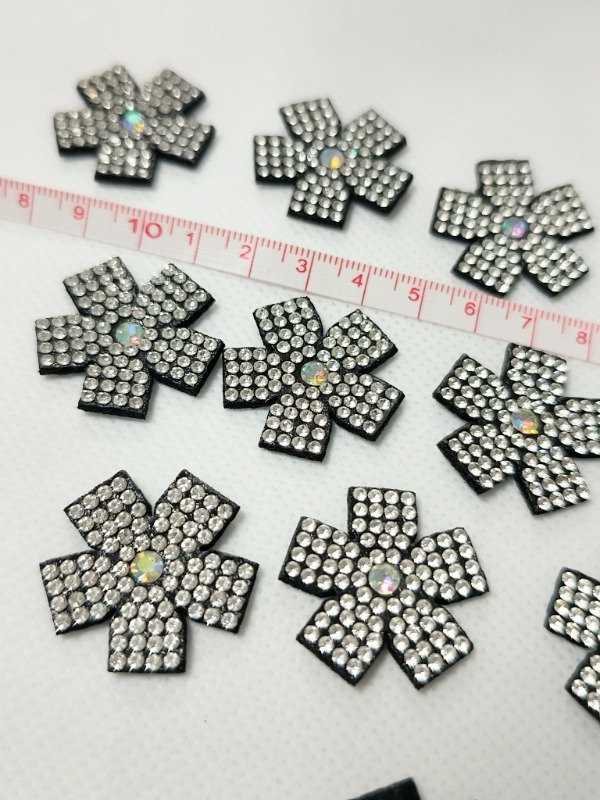 Producto - Aplique flor constrass 3.5 cm - 0