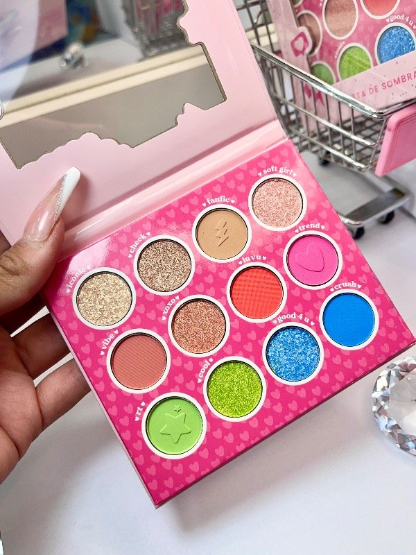 Producto - Paleta de sombras melu ruby rose - 2