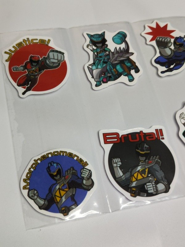 Producto - Pack Stickers / Power Rangers Lote N2 5 cm - 2