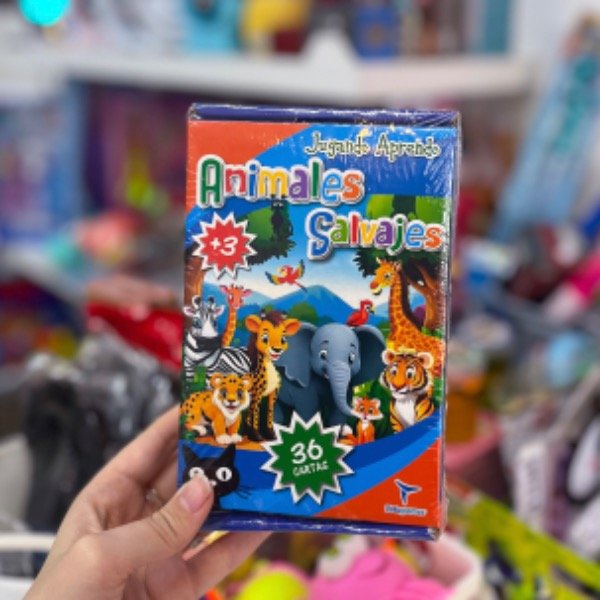 Producto - Juego Jugando Aprendo Animales Salvajes TOTOGAMES 5765