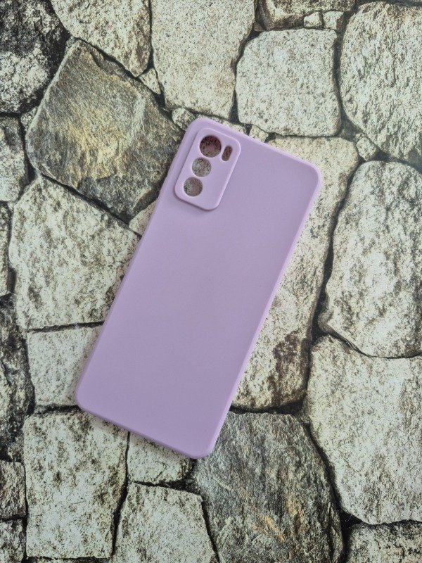 Producto - Funda silicone soft con felpa Moto G42 lila