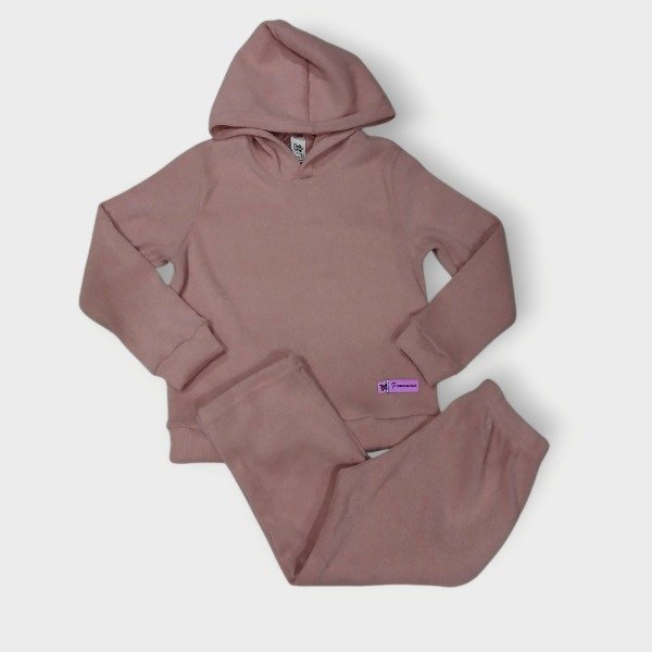 Producto - Conjunto de lanilla Nena Rosa T4
