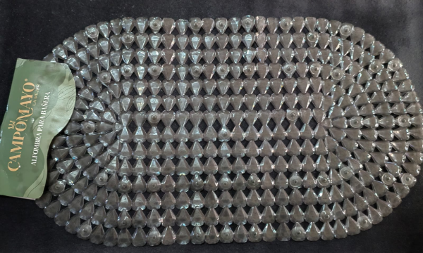 Producto - ALFOMBRA PVC FORMA DIAMANTE BL094  39X69CM