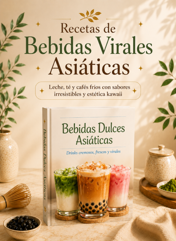 Producto - RECETARIO -  BEBIDAS ASIÁTICAS VIRALES