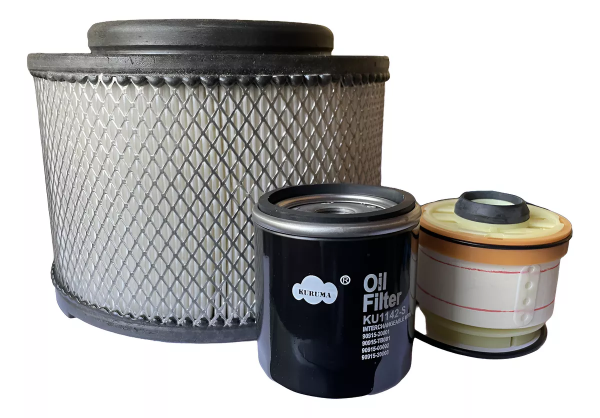 Producto - KIT10 - Kit De 3 Filtros Toyota Hilux Srv 2.5 TD / 3.0 TDI (2005 - 2015)