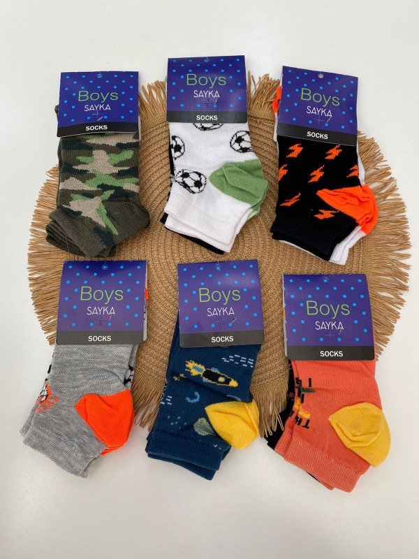 Producto - PACK x2 soquetes niño SAYKA (26- 29) - COD 629