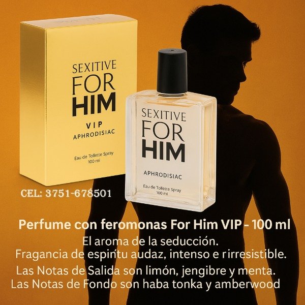 Producto - Perfume para hombres con feromonas For Him VIP 100 ml