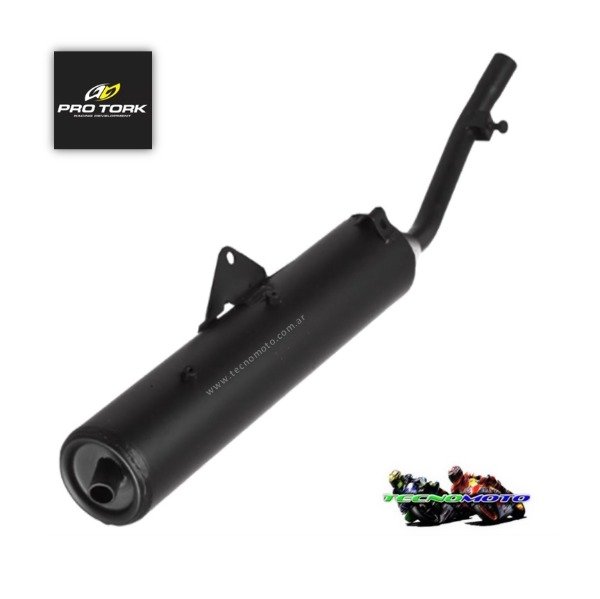 Producto - CAÑO ESCAPE YAMAHA 125 XTZ T/ORIGINAL -NEGRO    [PROTORK] -48940