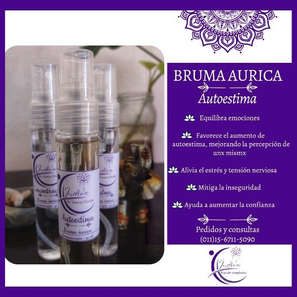 Producto - Bruma áurica Autoestima (Aromaterapia + Gemoterapia)