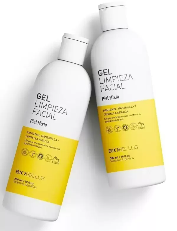 Producto - Gel de LImpieza  Piel Mixta BIOBELLUS
