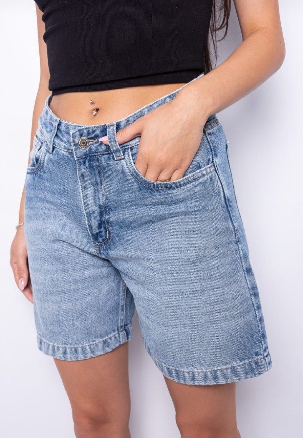 Producto - Bermuda Mom Celeste