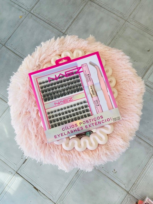 Producto - Kit de Pestañas con Pegamento y Fijador Naez