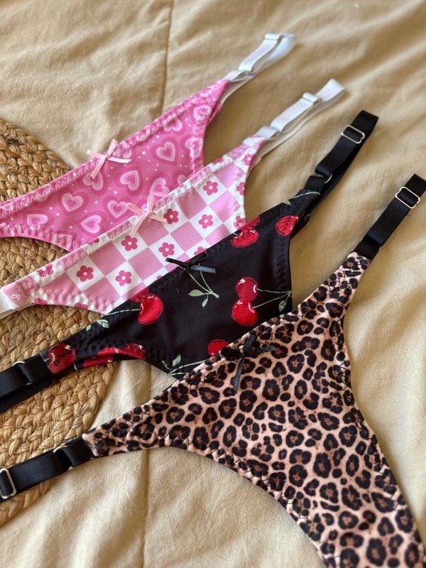 Producto - Pack less regulable ancho microfibra estampadas x4 #9