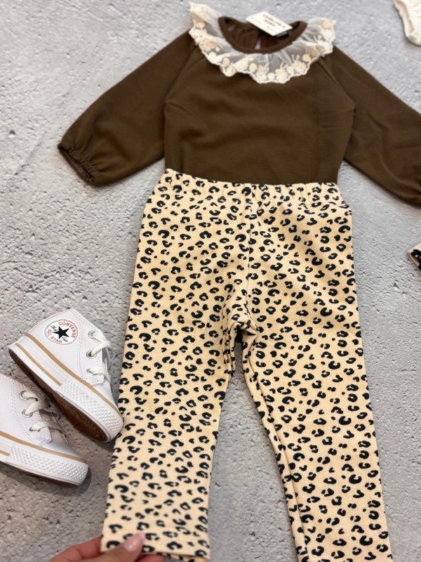 Producto - Calzita print frizada beige beba