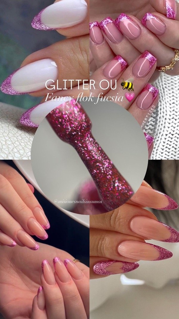 Producto - Esmalte semipermanente OU flok fucsia