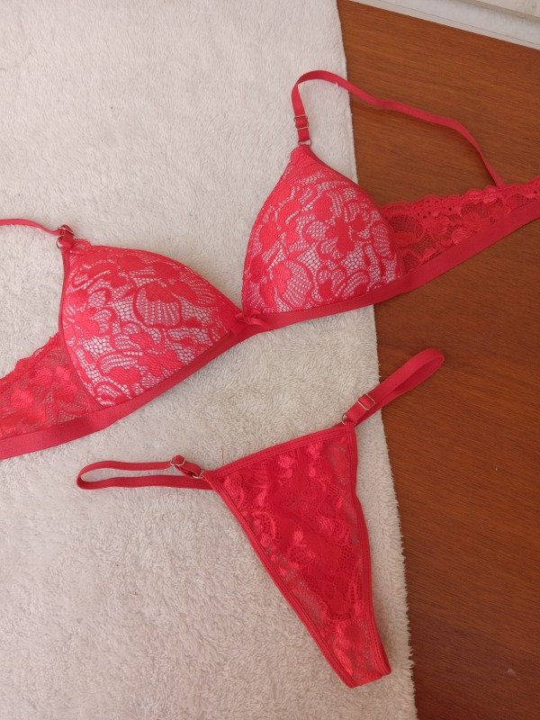 Producto - Conjunto triángulo soft encaje/95