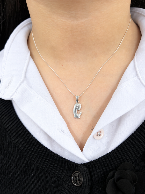 Producto - Conjunto con dije virgen niña plata 925
