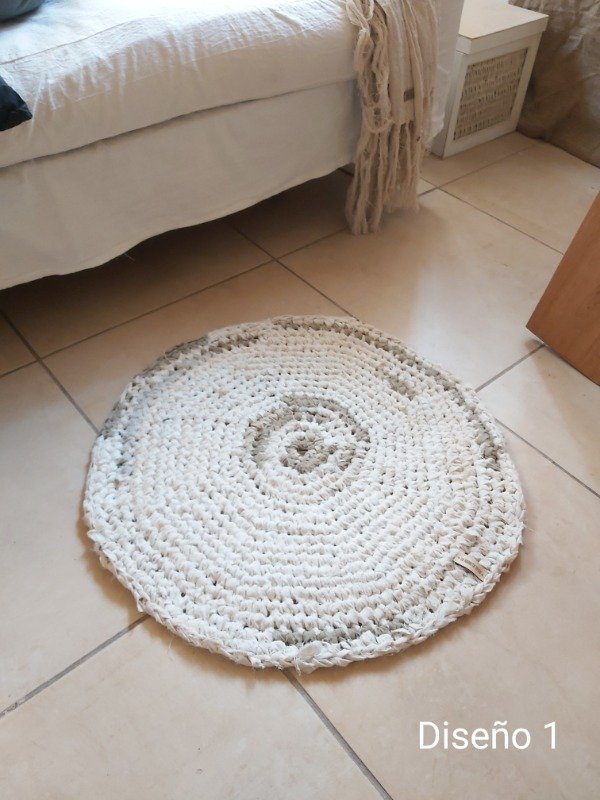 Producto - ALFOMBRA CIRCULAR ALGODÓN TEJIDA CROCHET