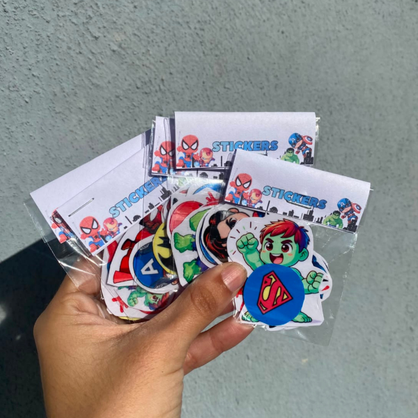 Producto - EXTRA Bolsita de 6 stickers x 10 unidades