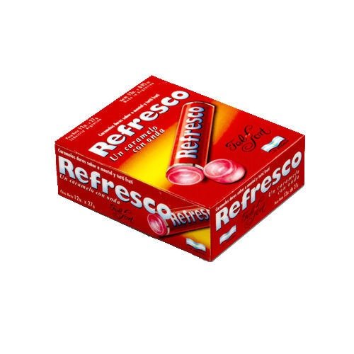 Producto - PASTILLA REFRESCO CLASICO ROJO 12 X 27GR
