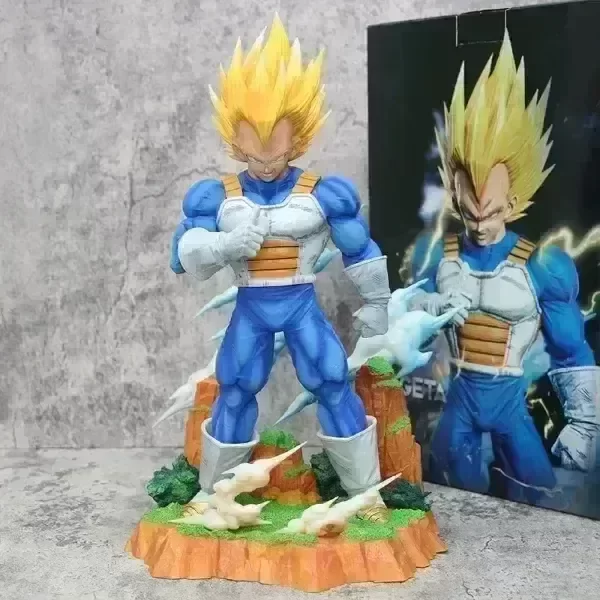 Producto - Diorama Vegeta SSJ con nubes - Dragon Ball 34cm