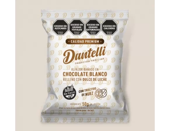 Producto - Alfajor premium bañado en chocolate blanco