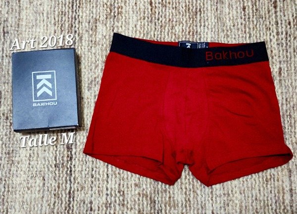 Producto - Boxer de Hombre Bakhou 2018 Talle M Bordo