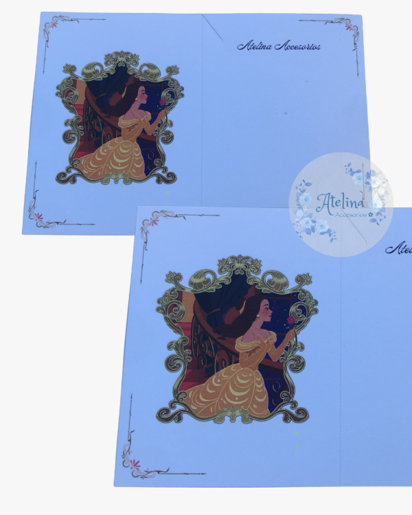 Producto - Tarjeta la Bella y la Bestia (1 unidad)