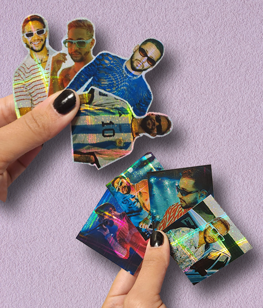 Producto - STICKERS HOLOGRÁFICOS - SET MORA #1