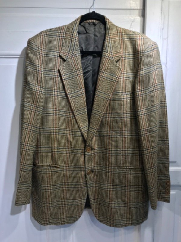 Producto - Saco BOGGI principe de gales beige- Talle 52/XL- PRECIO: 90x