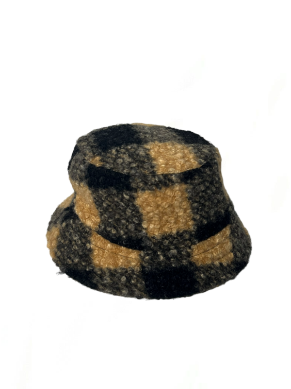 Producto - Piluso corderito cuadrille beige