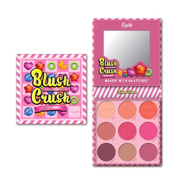 Producto - PALETA DE RUBORES BLUSH CRUSH / RUDE COSMETICS - 0
