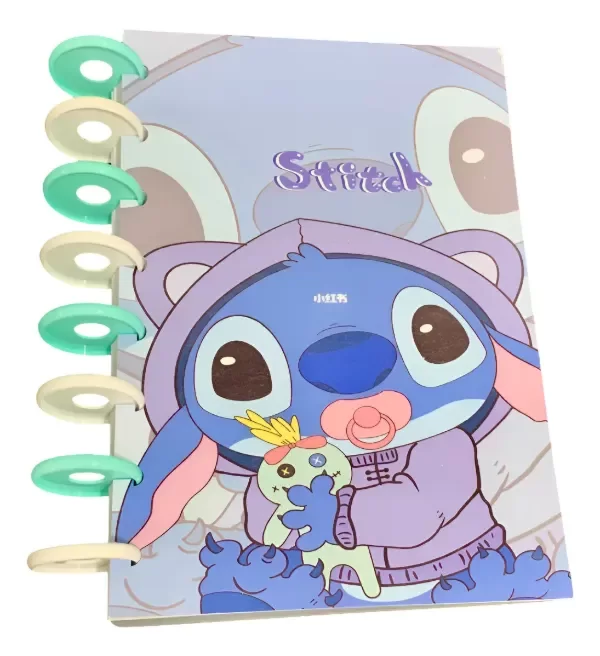Producto - Cuaderno Sistema de Discos "Stitch"