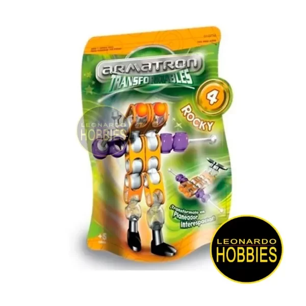 Producto - Rocky Armatron Transformable  4 Doypack 24 Piezas 0756