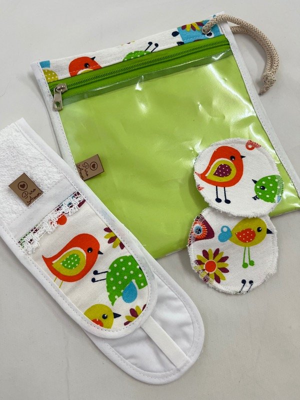 Producto - Estuche pajaros verde manzana