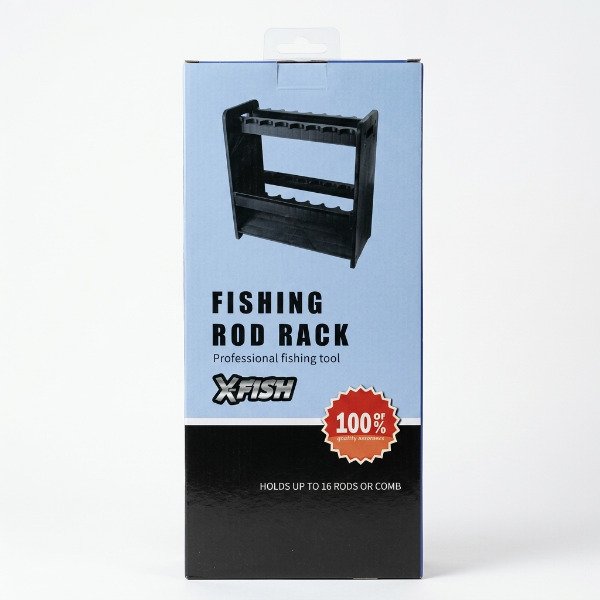 Producto - Cañero Rack Porta Cañas Xfish 16 Cañas 50 x 45 x 25cm - 3