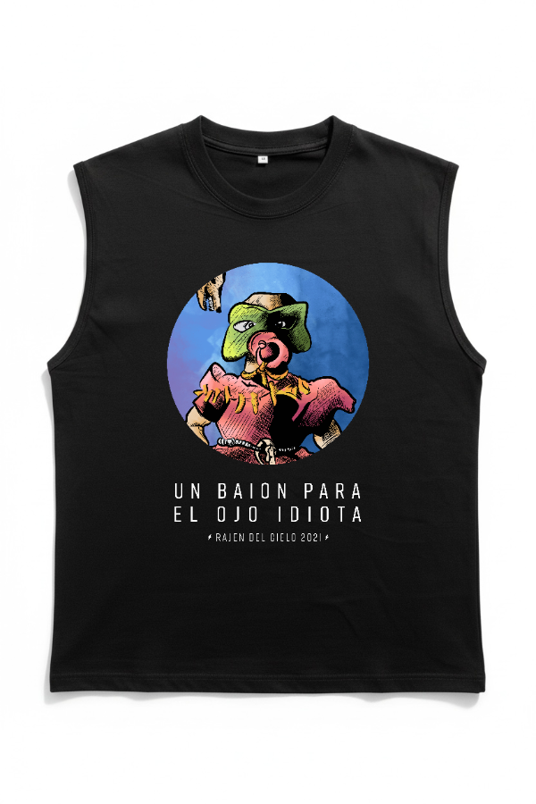 Producto - Remera Sin Mangas Negra - Un Baion