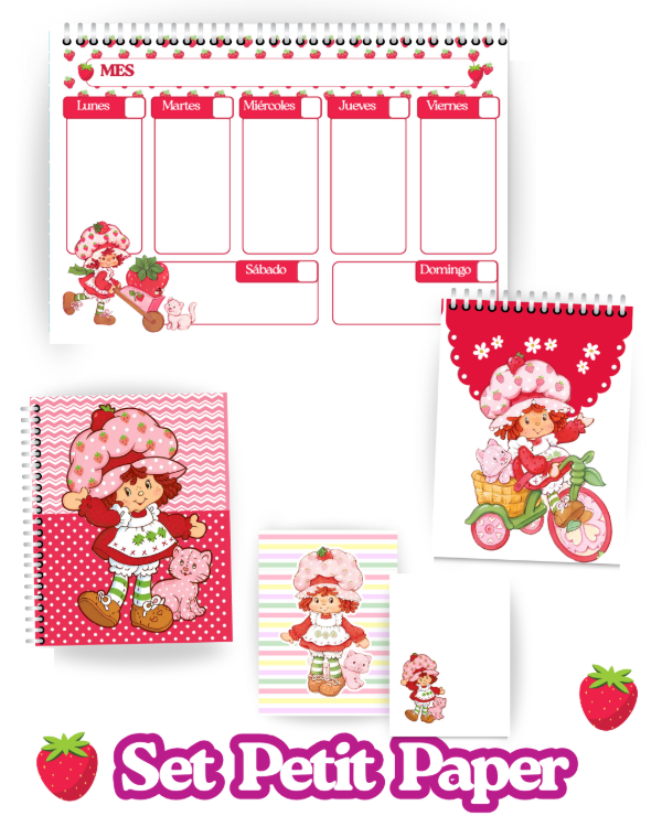 Producto - Set de Papelería Frutillita