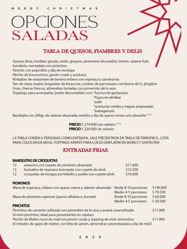 Producto - Opciones saladas