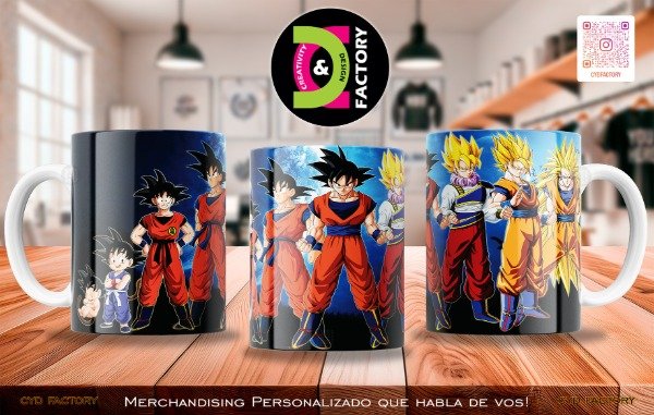 Producto - Taza - Anime - Dragon Ball Z - TZ-RT-BL-11OZ-5-ANM-DBZ