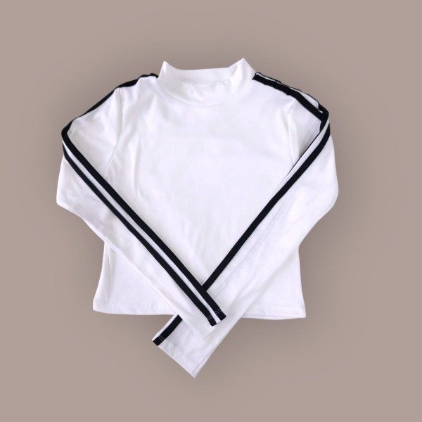 Producto - Remera mangas largas morley rayas blanca
