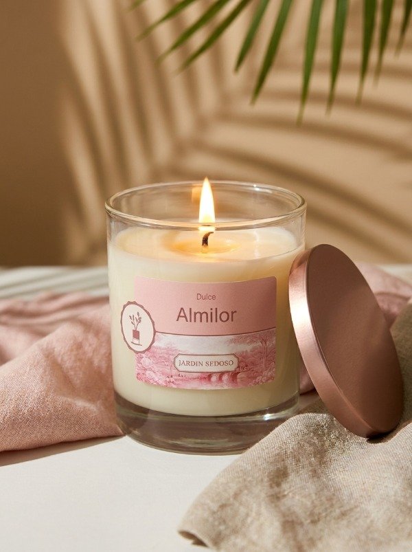 Producto - Vela Aromática Premium - Línea Jardín Sedoso (180 gs)