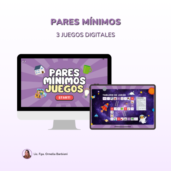 Producto - Pares Mínimos - 3 juegos digitales