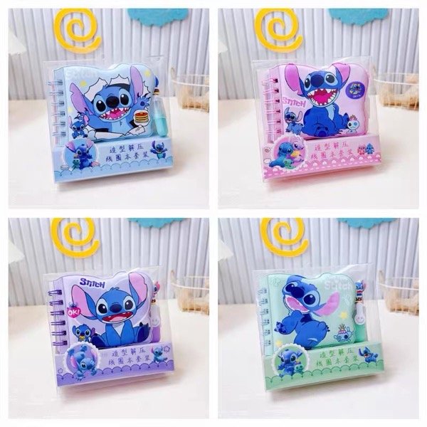 Producto - Box anotador + marcador Stitch Sanrio (KAJY-T003)