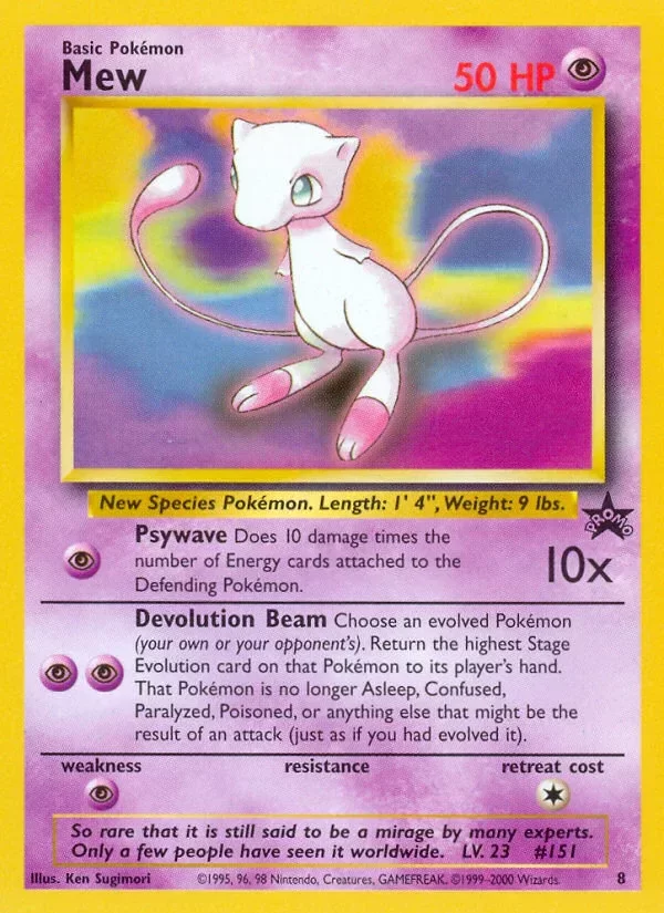 Producto - Mew (8) [Wizards of the Coast: Black Star Promos]