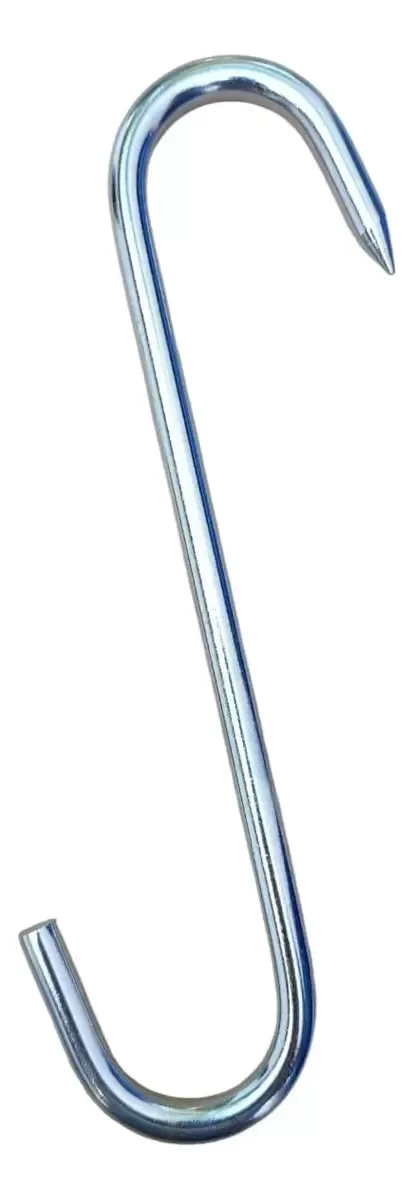 Producto - Gancho Carnicero  Acero Cromado Tipo S 10x10 - 0