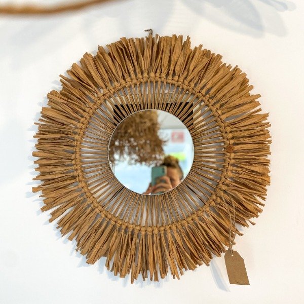 Producto - ESPEJO CAPRI KRAFT CAMEL