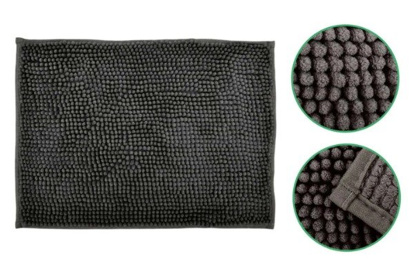 Producto - ALFOMBRA BAÑO SHAGGY microfibra pelo corto 35x50cm